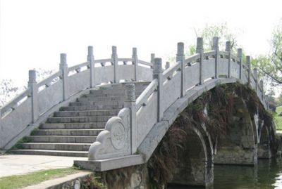 青石石雕户外河道景观石拱桥雕塑 