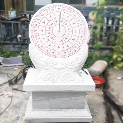 大型景观汉白玉石雕日晷雕塑 日晷雕塑校园不锈钢大学制作