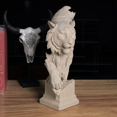 行走的大理石石雕景区老虎雕塑 老虎雕塑浮雕透明巧克力苍蝇