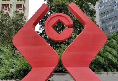 小区公园户外摆放不锈钢抽象手型标识景观雕塑 手型雕塑作品世界线条观音