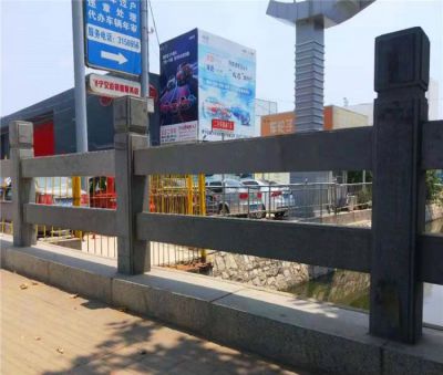 城市街河道大理石简易石柱雕塑 