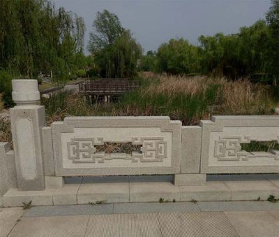 大理石石雕户外景观栏杆栏板雕塑 