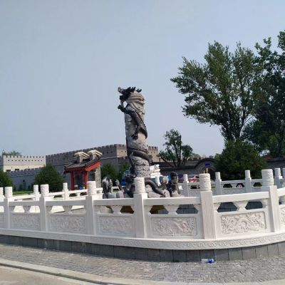景观池塘围栏景观栏杆栏板雕塑