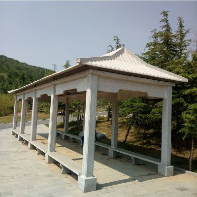 园林公园花岗岩长廊雕塑 长廊雕塑石雕城市青石钱一米