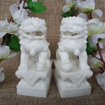 青石石雕家居招财动物摆件狮子雕塑 狮子雕塑图片座楼单个方式