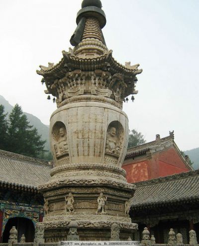 汉白玉仿古舍利塔寺庙佛塔 