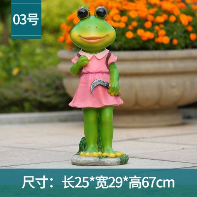 玻璃钢卡通动物景观青蛙雕塑 青蛙雕塑玉石铜雕卡通摆件
