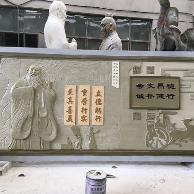 庭院室内创意石雕壁画雕塑 壁画雕塑石雕树脂石膏石材