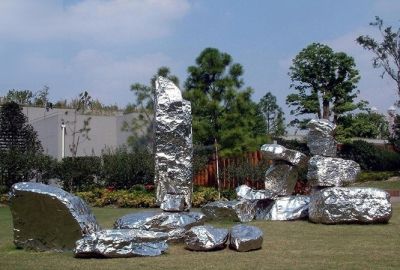 公园不锈钢抽象太湖石雕塑 太湖石雕塑景观加工厂施工图平面图