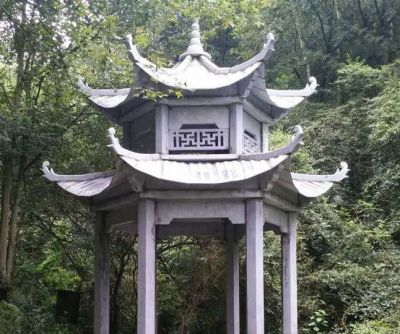 园林户外花岗岩石雕景观石雕凉亭雕塑 
