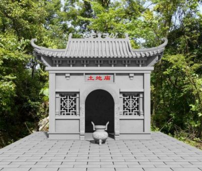 园林景观大理石石雕土地庙雕塑 土地雕塑神像价格佛像浮雕