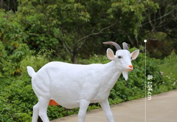 玻璃钢仿真山羊雕刻