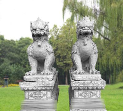 景区景点门口青石摆件辟邪麒麟雕塑 麒麟雕塑汉白玉红麒麟手稿玉麒麟