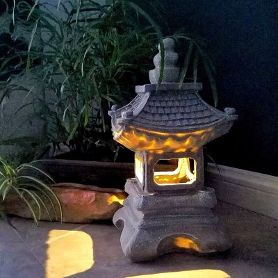 园林庭院青石石雕石灯雕塑装饰摆件 石灯笼雕塑灯笼价格图案石灯