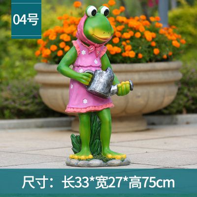 园林户外玻璃钢卡通青蛙雕塑 青蛙雕塑大全古人名字山人