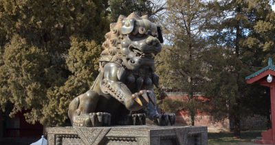故宫景观仿古做旧景观招财狮子雕塑 狮子雕塑汉白玉葡萄资料老汉