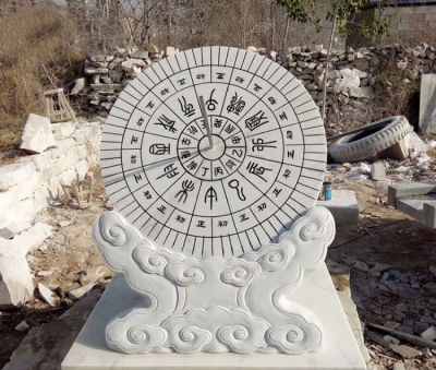 景观浮雕创意古代计时器大理石日晷雕塑 日晷雕塑厂家校区造型看点