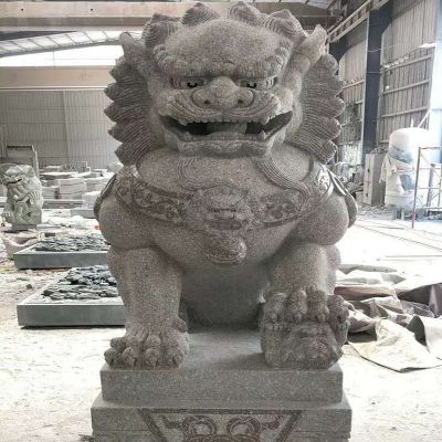 大理石石雕大型动物景观狮子雕塑 狮子雕塑石雕口袋万石古玩
