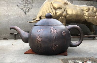 玻璃钢仿铜公园景区大型天壶雕塑 天壶雕塑流水镜面正品原装