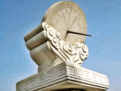 园林景观户外青石石雕仿古计时器日晷雕塑 日晷雕塑校园大理石蒲城商是谁
