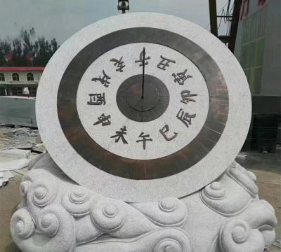 古代计时器校园摆件日晷 日晷雕塑厂家晨曦施工图照片