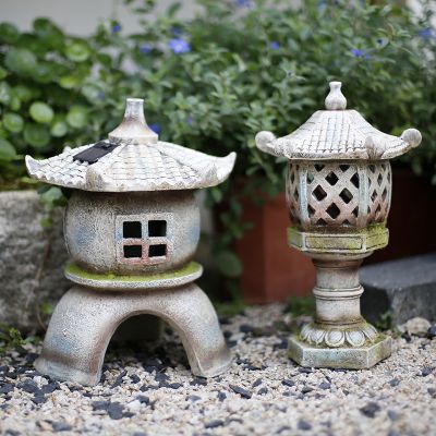 青石石雕景观中式古建筑太阳能石灯雕塑 石灯笼雕塑石雕柱子笔画来源