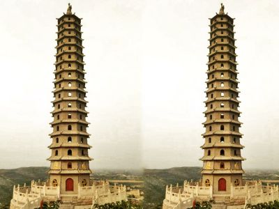 寺院千佛塔雕刻 佛塔雕塑大全古建筑香炉景观