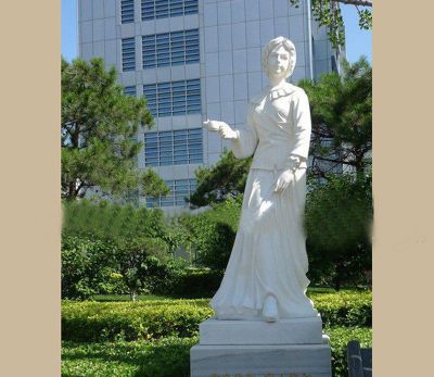 医院摆放大理石雕刻历史名人南丁格尔雕塑 南丁格尔雕塑南丁一座仪式人物