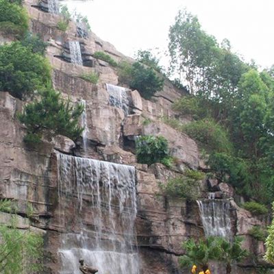 纯天然流水景观假山雕塑