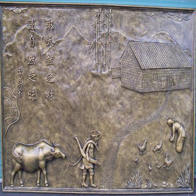 室内景观摆件铜浮雕景观壁画雕塑 铜浮雕雕塑厂家工程底座艺术
