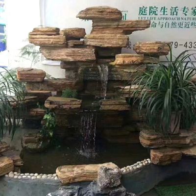 公司室内摆放奇石景观假山装饰景观雕塑 假山雕塑供应商资质花园招聘网