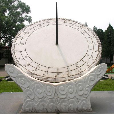 园林景观校园青石石雕日晷雕塑 日晷雕塑校园学校工厂风水