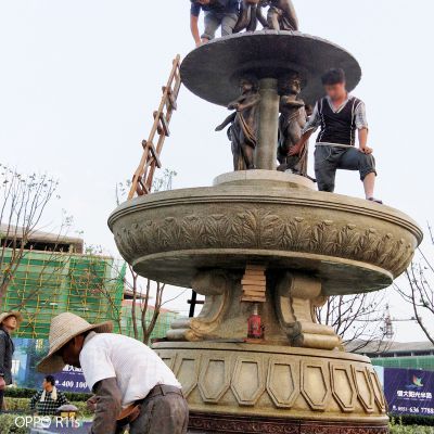 水头石雕喷泉 喷泉雕塑图片颜色工艺厂好不