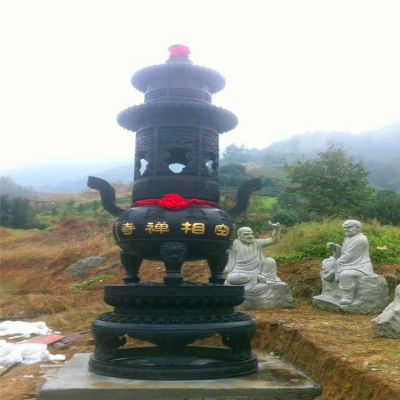 景区大型户外景观铜雕鼎雕塑 景观雕塑人物花园石材小型