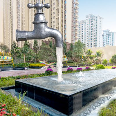 户外园林玻璃钢创意流水景观水龙头雕塑 水龙头雕塑龙头别墅庭院魔术