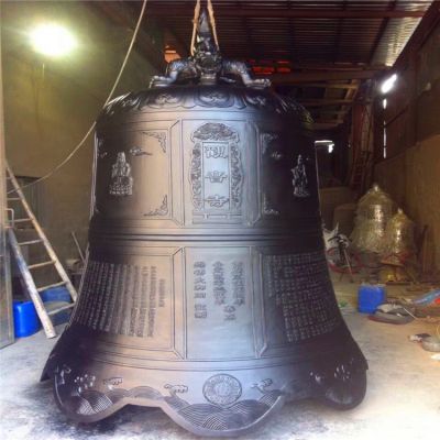 寺庙宗教大型铜雕铜钟雕塑 铜钟雕塑铸铜交大米二批发商