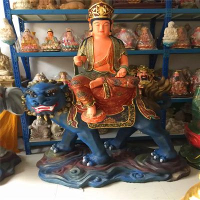 玻璃钢彩绘景观寺庙景观装饰摆件文姝雕塑 景观雕塑广场大小花卉钢板