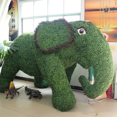 商厦大型绿植大象雕塑 大象雕塑石雕画师私人软件