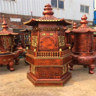 寺庙宗教景观祈福香炉雕塑 香炉雕塑厂家上等含义售价