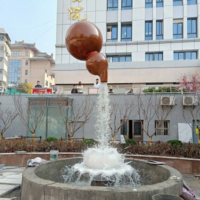 玻璃钢悬空流水摆件葫芦景观天壶雕塑 天壶雕塑价格喷水南阳海天