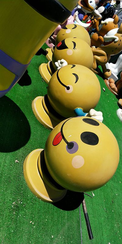 公园创意彩绘童趣幼儿表情雕塑 童趣雕塑图片摆件价格民俗