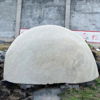 公园定制创意刻字石装置摆件