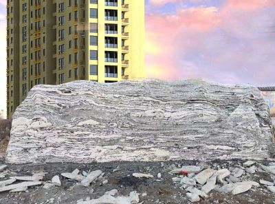 园林大门刻字地标自然景观石 