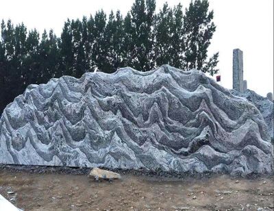 大型雪浪石山水景观石头 雪浪石雕塑大型厚度成分花缸